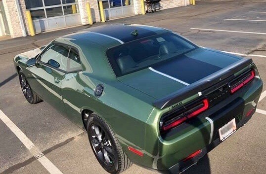 2015 - Up Challenger SRT Hellcat RT Scat Pack GT Stars and Stripes Style Stripe Kit