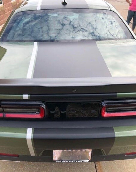 2015 - Up Challenger SRT Hellcat RT Scat Pack GT Stars and Stripes Style Stripe Kit