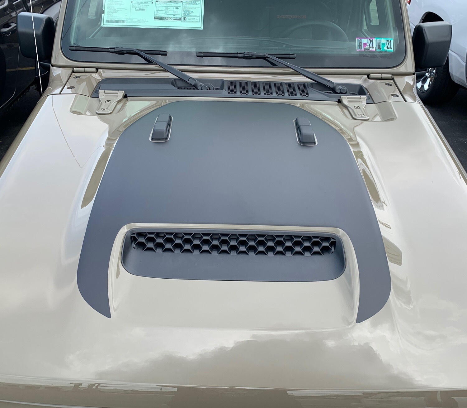 Jeep Gladiator JT Wrangler JL JLU Mojave Hood Graphics Wrangler Rubicon 392