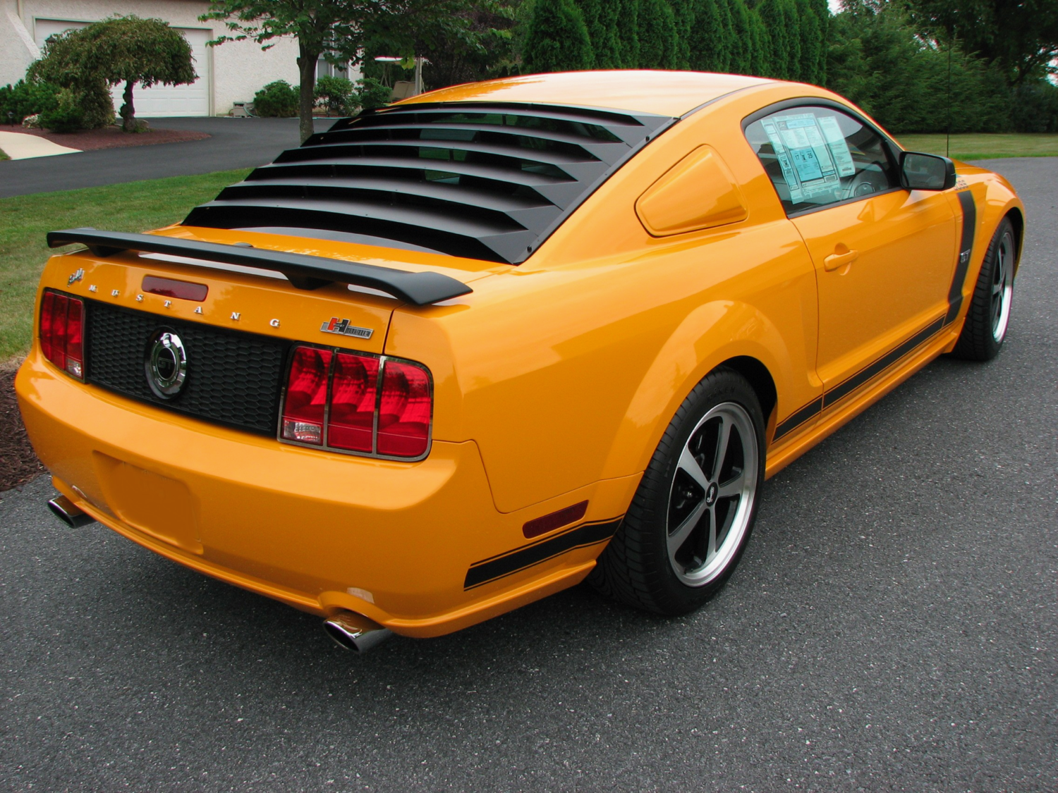 2005 - 2009 Mustang Boss Style Hood/Side Stripe Kit