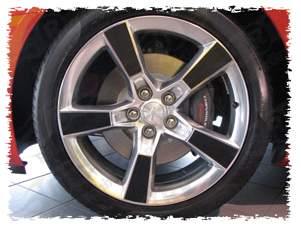 2010 - 2013 Chevrolet Camaro 20" Wheel Spoke Decal kit