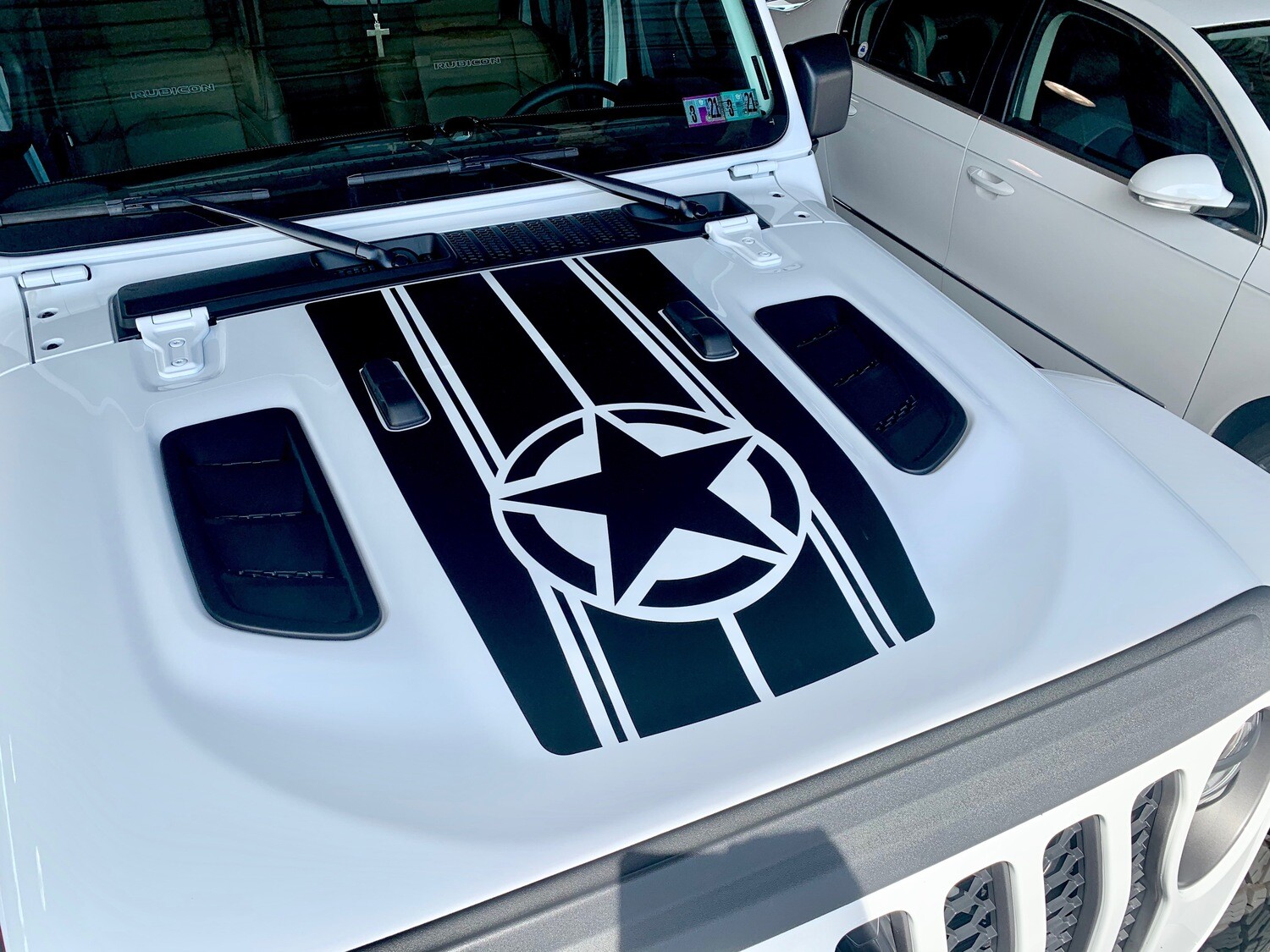 Jeep Gladiator JT Wrangler JL JLU Rubicon Hood Graphics