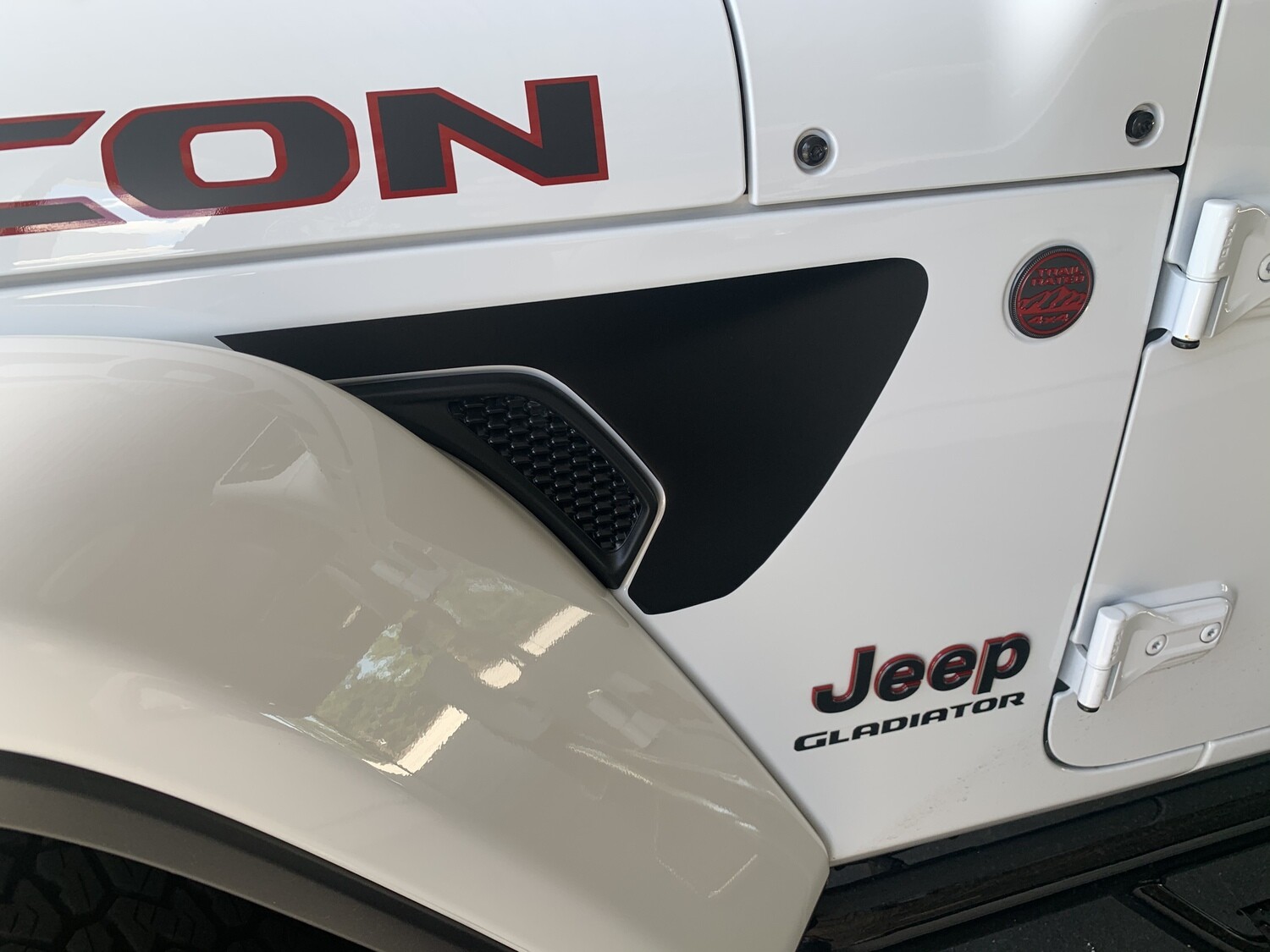 2018 - up Jeep Gladiator JT Wrangler JL JLU Gravity Style Fender Vent Blackout Vinyl Graphics