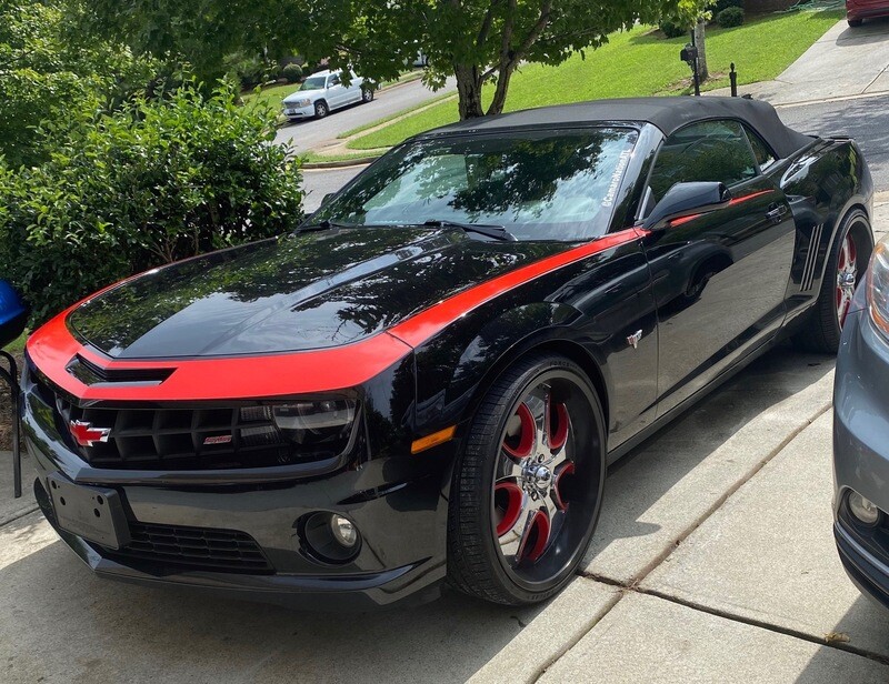 2010 - 2015 Chevrolet Camaro Upper Fascia/Fender Accent Stripe