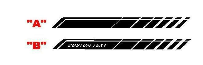 2021-up Ford Bronco Rear Quarter Side Graphics Kit