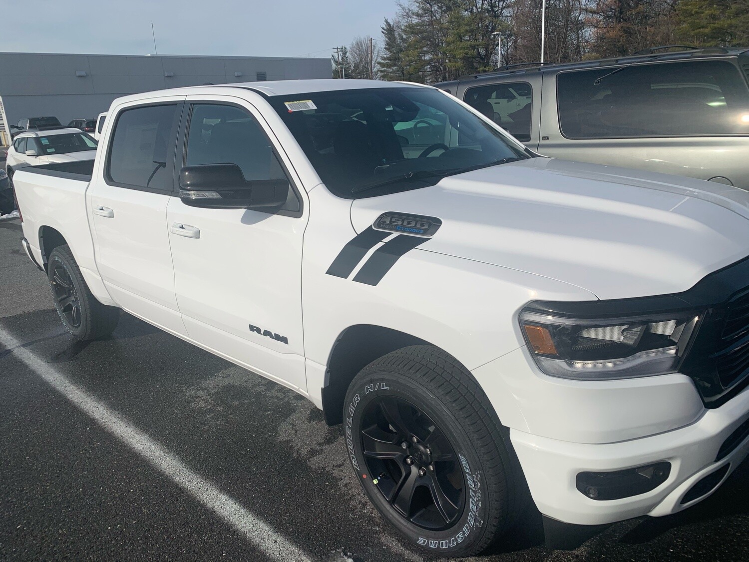 2019 - Up Dodge Ram 1500/2500HD/3500HD Hood to Fender Hash Stripes