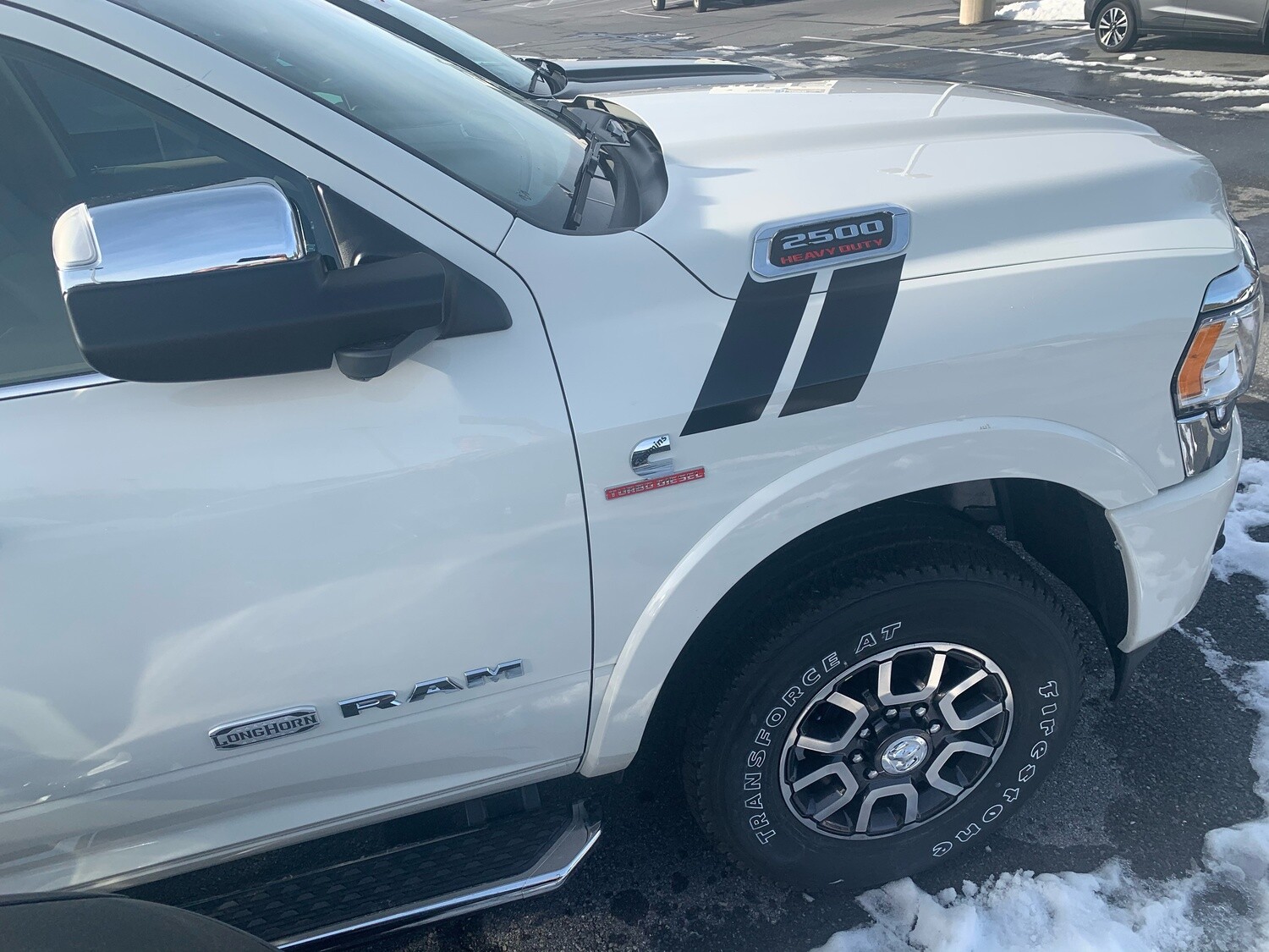 2019 - Up Dodge Ram 1500/2500HD/3500HD Hood to Fender Hash Stripes