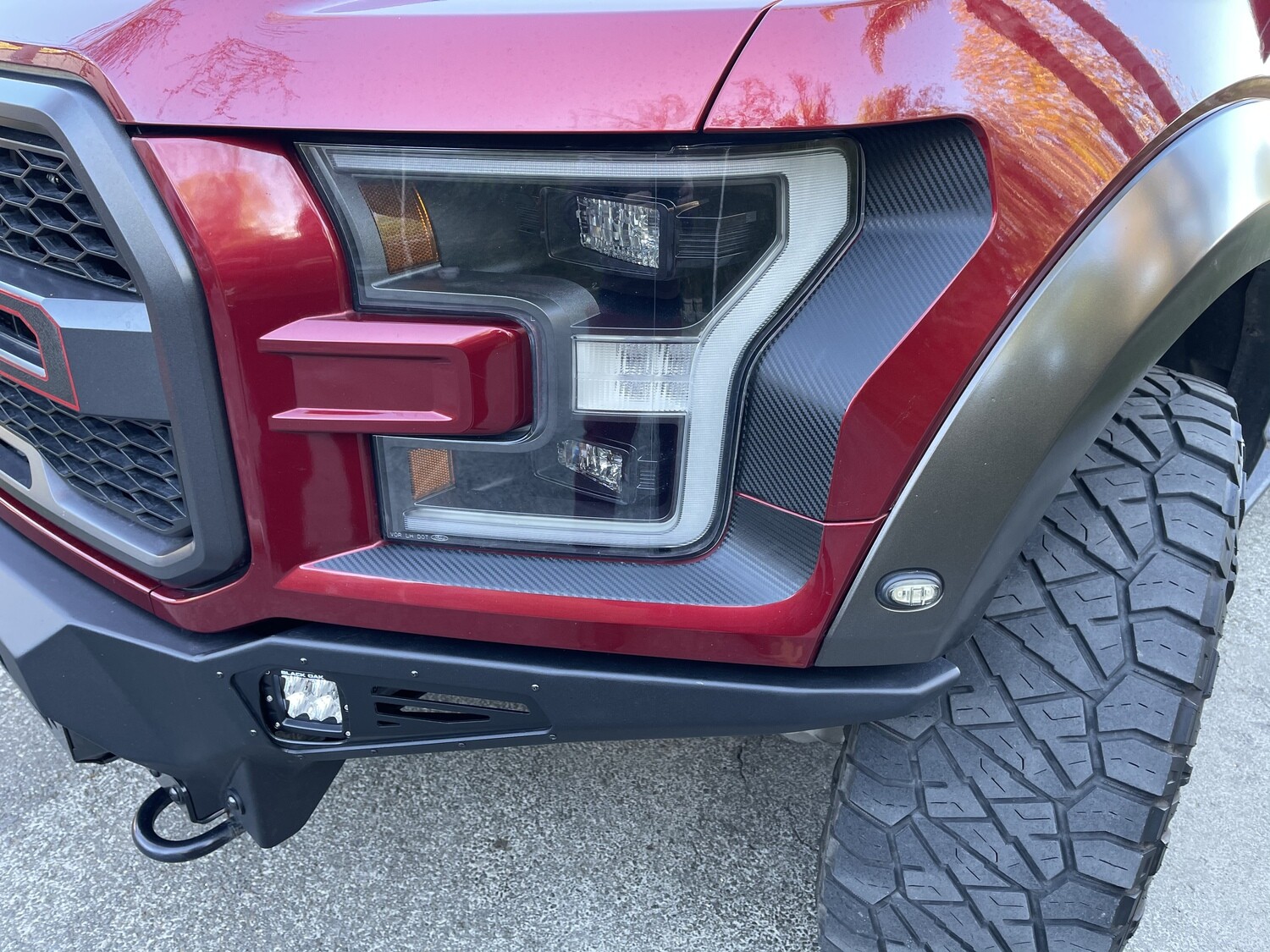 2017 - 2020 Ford F150/ Raptor Headlight and Taillight Accent Graphics 