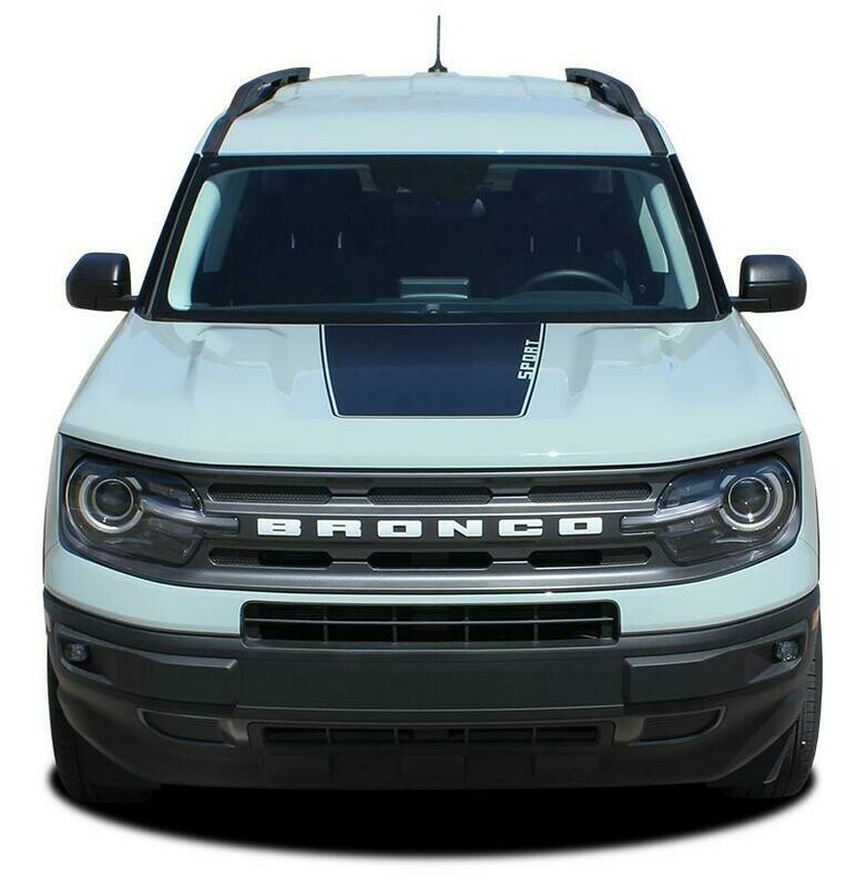 2021-up Bronco Sport Hood Blackout Decal Graphics