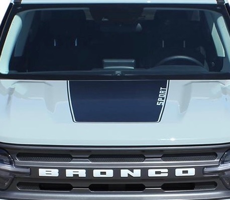 2021-up Bronco Sport Hood Blackout Decal Graphics - Bild 16 von 32