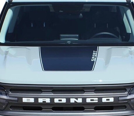 2021-up Bronco Sport Hood Blackout Decal Graphics