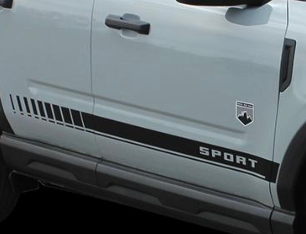 2021-up Bronco Sport "Break Rocker" Side Decal Graphics