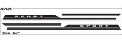 2021-up Bronco Sport "Linear" Side Decal Graphics