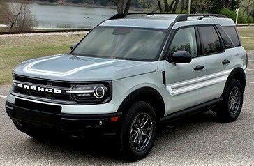 2021-up Bronco Sport "Revive" Explorer Retro Hood and Side Decal Graphics Combo