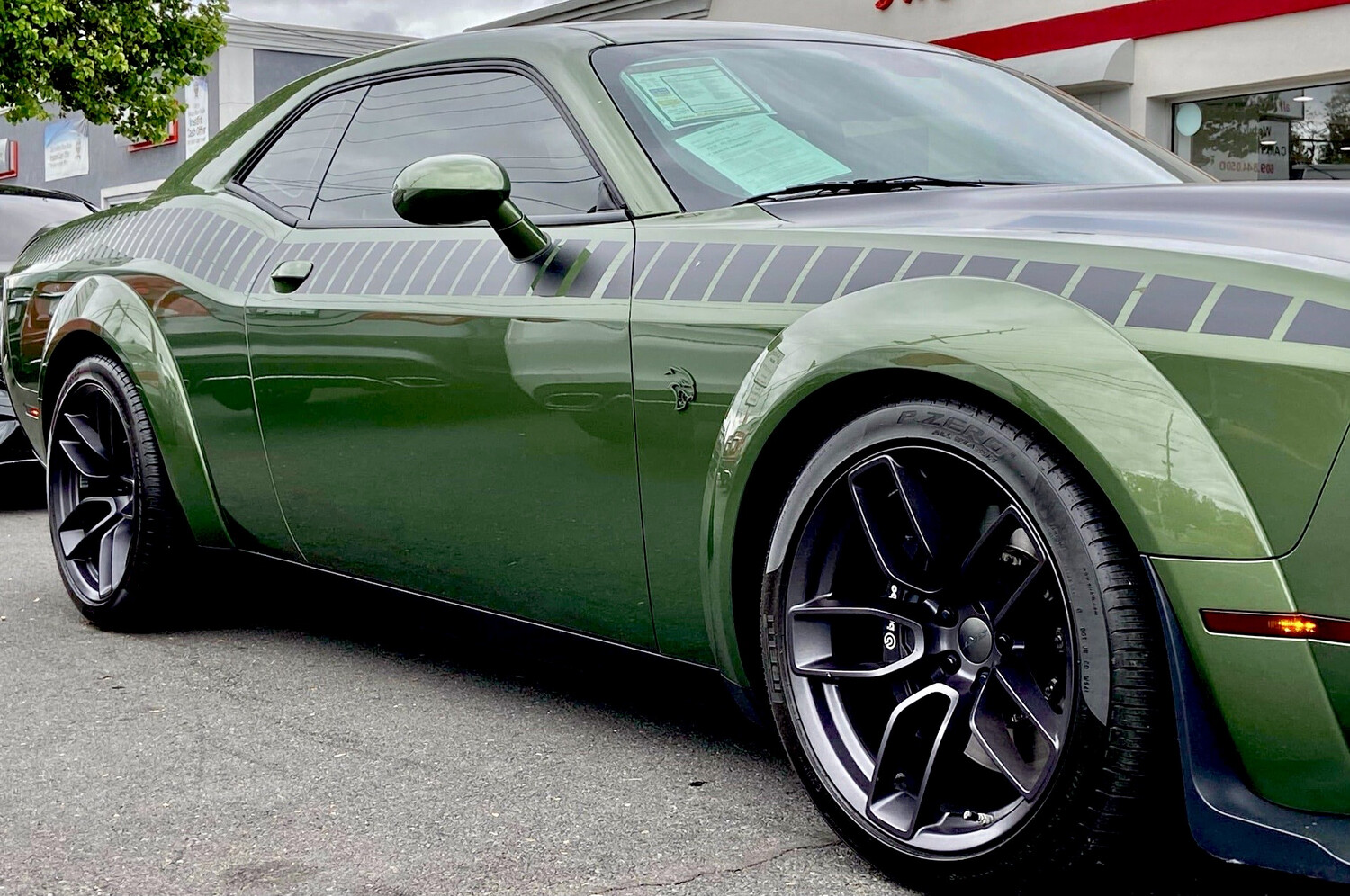 2008 - Up Dodge Challenger Gen 2 AAR Style Full Upper Strobe Stripes