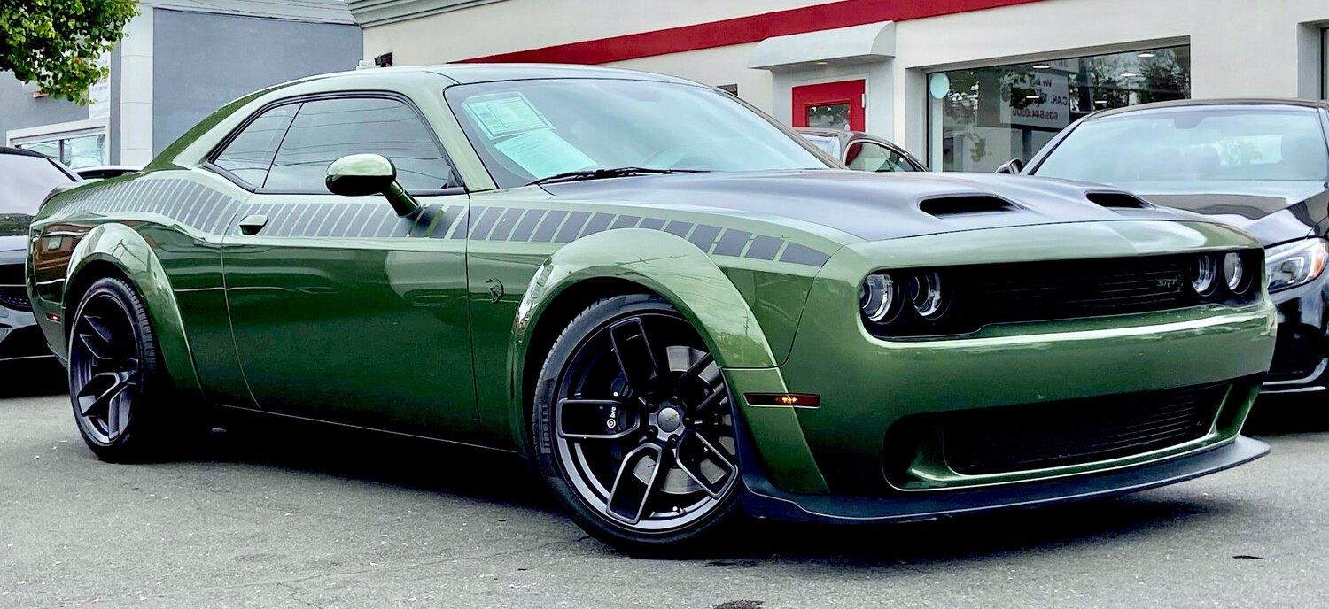 2008 - Up Dodge Challenger Gen 2 AAR Style Full Upper Strobe Stripes