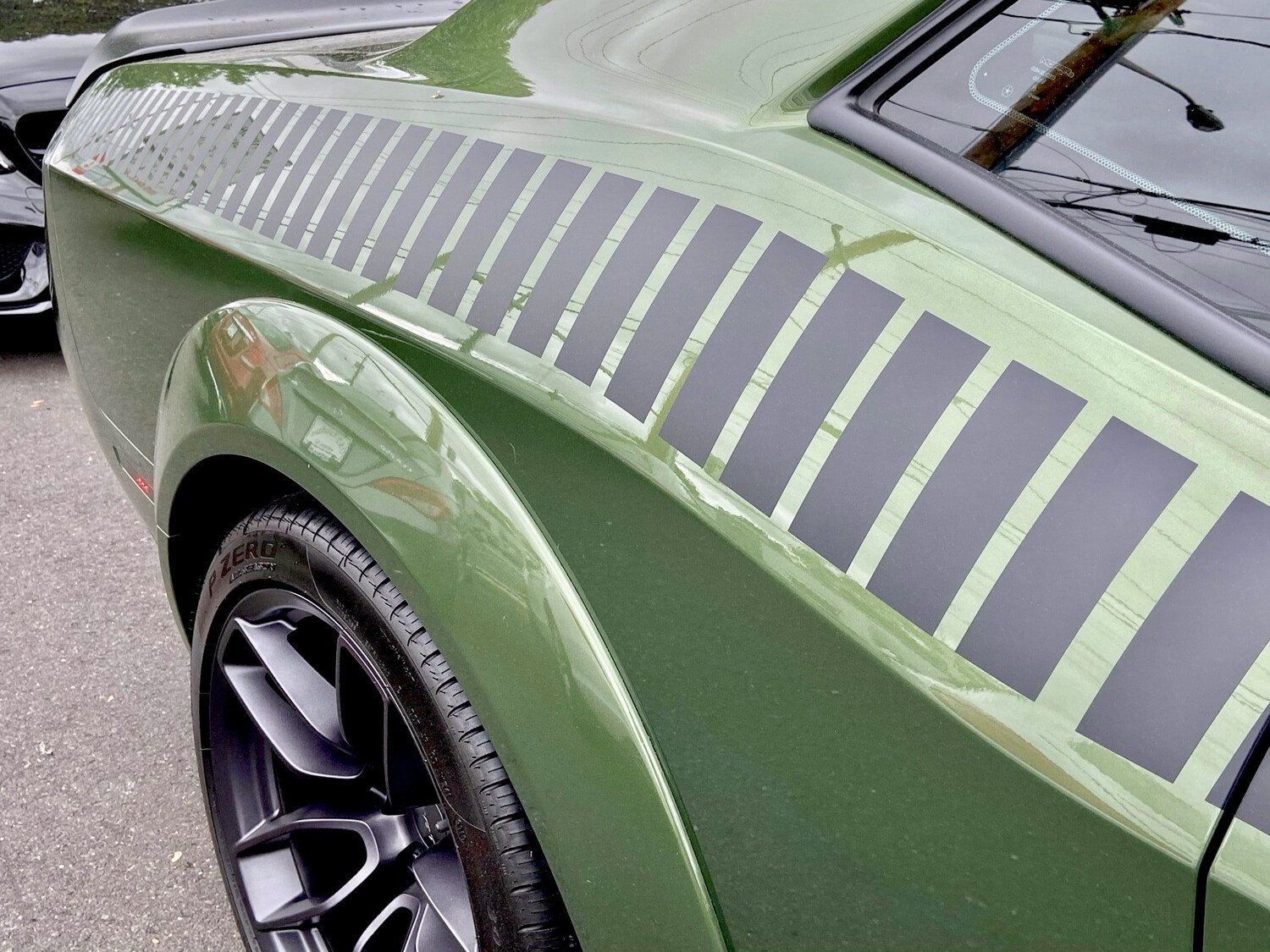 2008 - Up Dodge Challenger Gen 2 AAR Style Full Upper Strobe Stripes