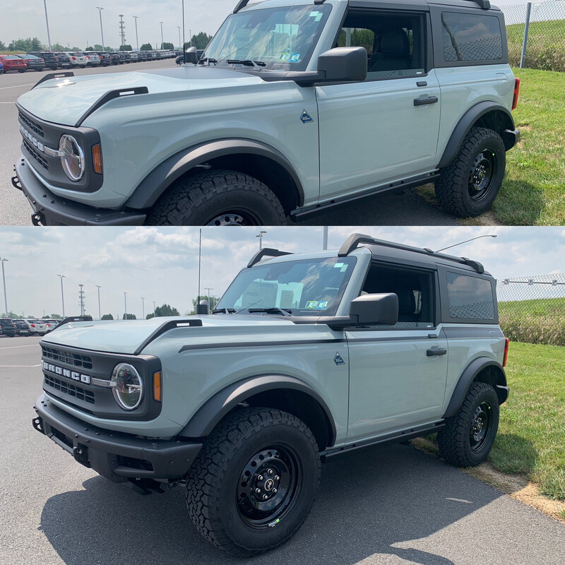 2021-up Ford Bronco Full Length Upper Side Stripe Kit