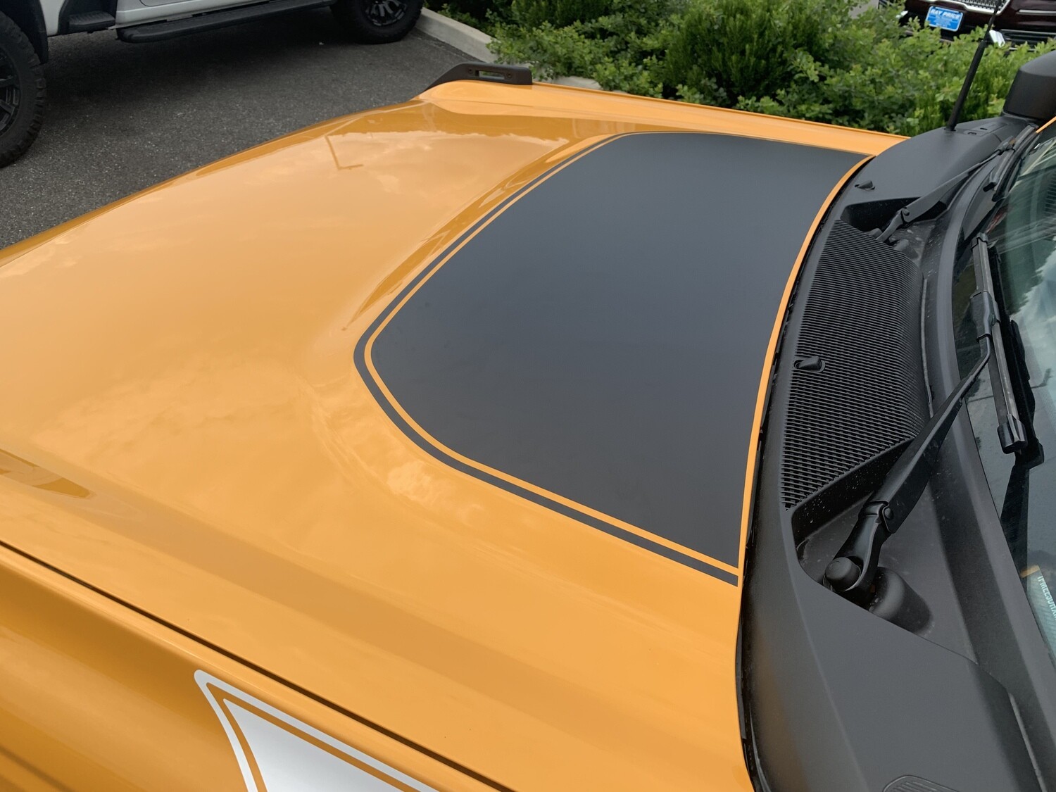 2021-up Ford Bronco Hood Bump Vinyl Graphics Kit