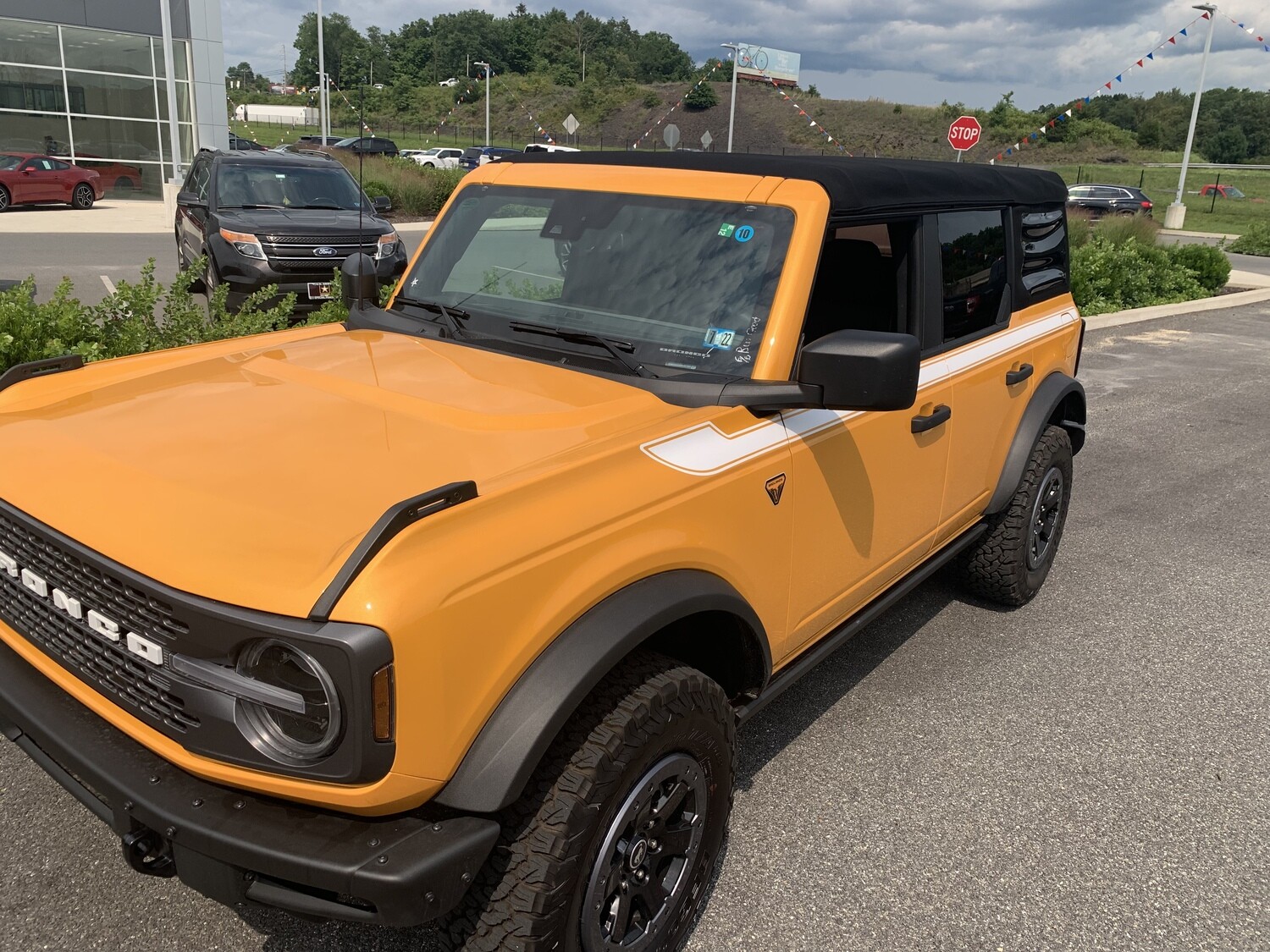 2021-up Ford Bronco Retro Special Decor Style Side Graphics Kit (Above Body Line)