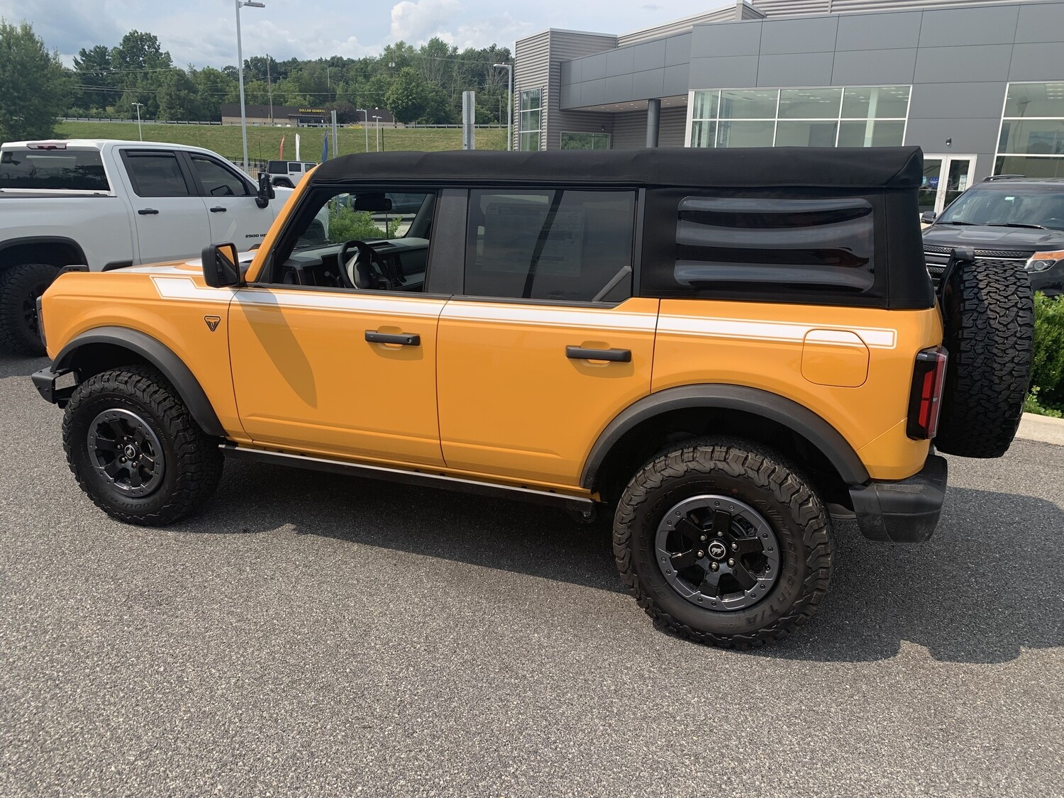 2021-up Ford Bronco Retro Special Decor Style Side Graphics Kit (Above Body Line)