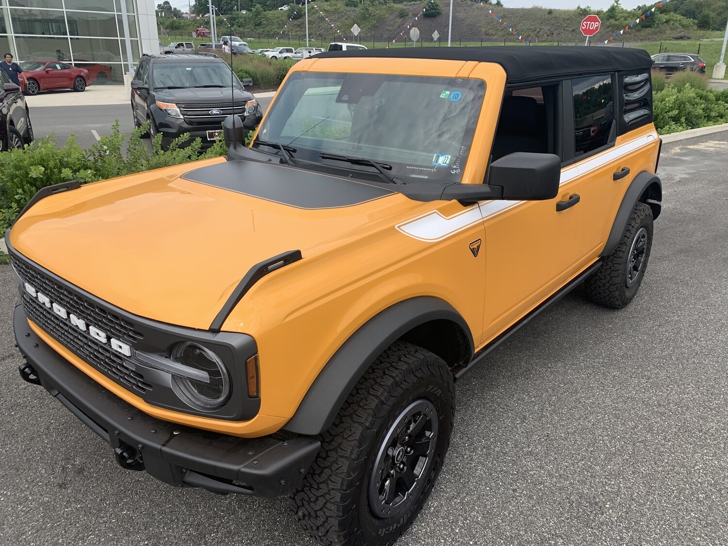 2021-up Ford Bronco Retro Special Decor Style Side Graphics Kit (Above Body Line)