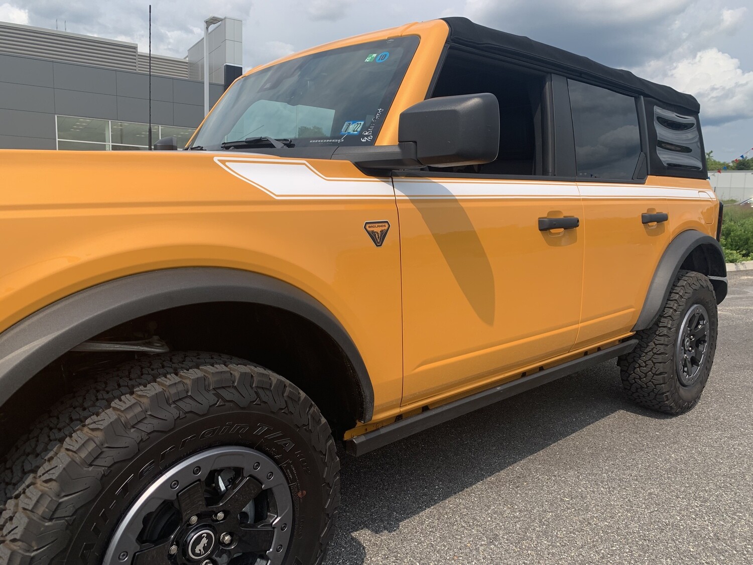 2021-up Ford Bronco Retro Special Decor Style Side Graphics Kit (Above Body Line)