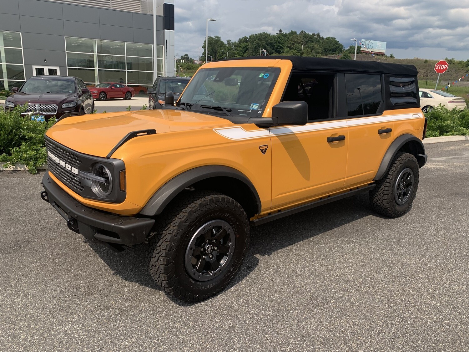 2021-up Ford Bronco Retro Special Decor Style Side Graphics Kit (Above Body Line)