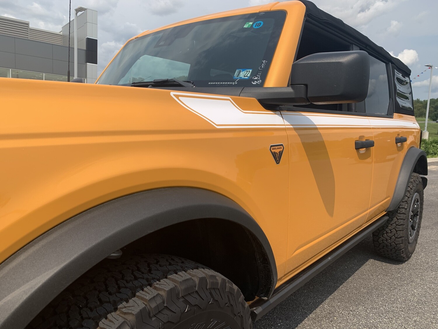 2021-up Ford Bronco Retro Special Decor Style Side Graphics Kit (Above Body Line)