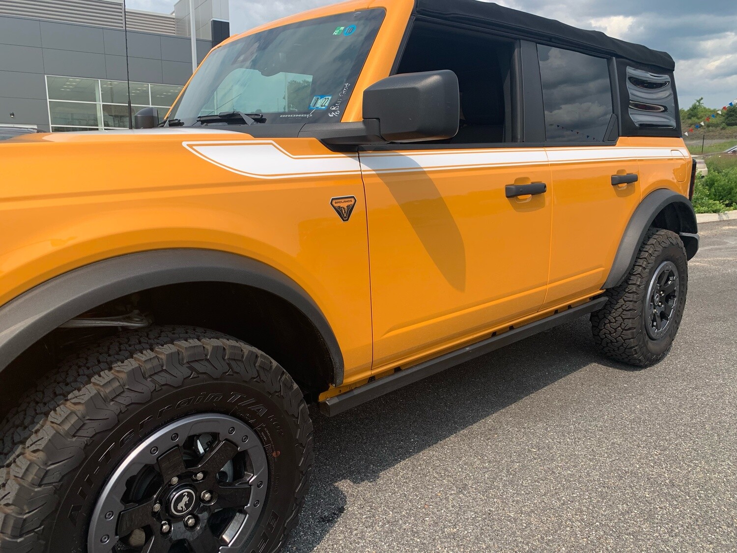 2021-up Ford Bronco Retro Special Decor Style Side Graphics Kit (Above Body Line)