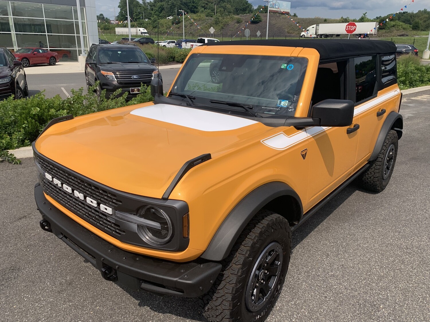 2021-up Ford Bronco Retro Special Decor Style Side Graphics Kit (Above Body Line)