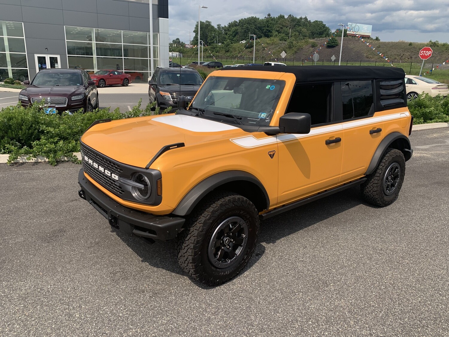2021-up Ford Bronco Retro Special Decor Style Side Graphics Kit (Above Body Line)