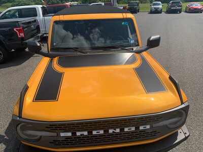 2021-up Ford Bronco Outer Hood Blackout Graphics Kit 2021-up Ford Bronco Outer Hood Blackout Graphics Kit