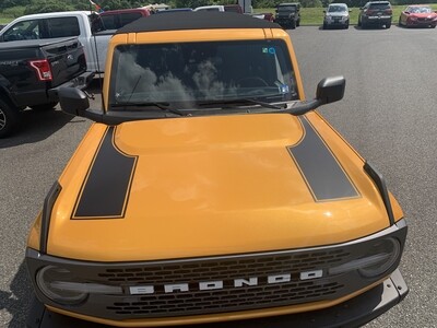 2021-up Ford Bronco Outer Hood Blackout Graphics Kit 2021-up Ford Bronco Outer Hood Blackout Graphics Kit