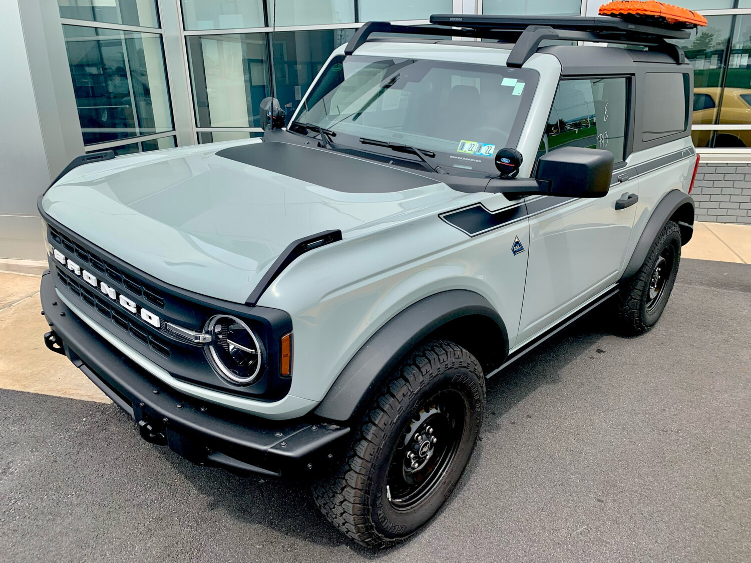 2021-up Ford Bronco Retro Special Decor Style Side Graphics Kit (Above Body Line)
