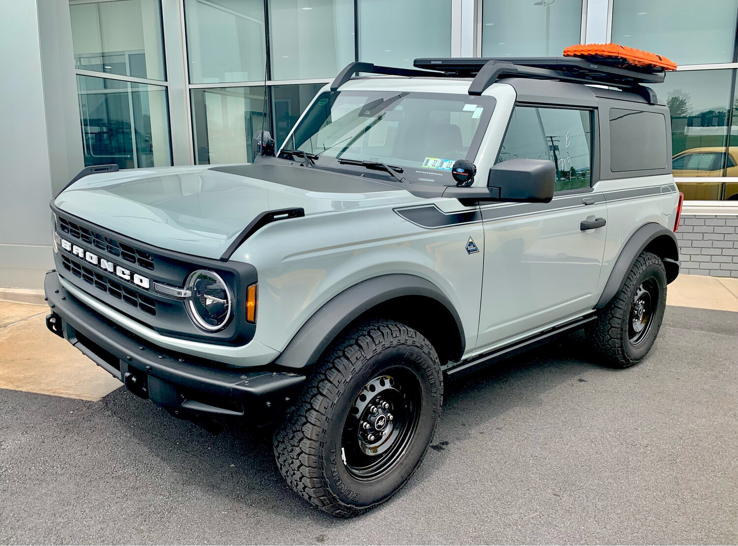 2021-up Ford Bronco Retro Special Decor Style Side Graphics Kit (Above Body Line)