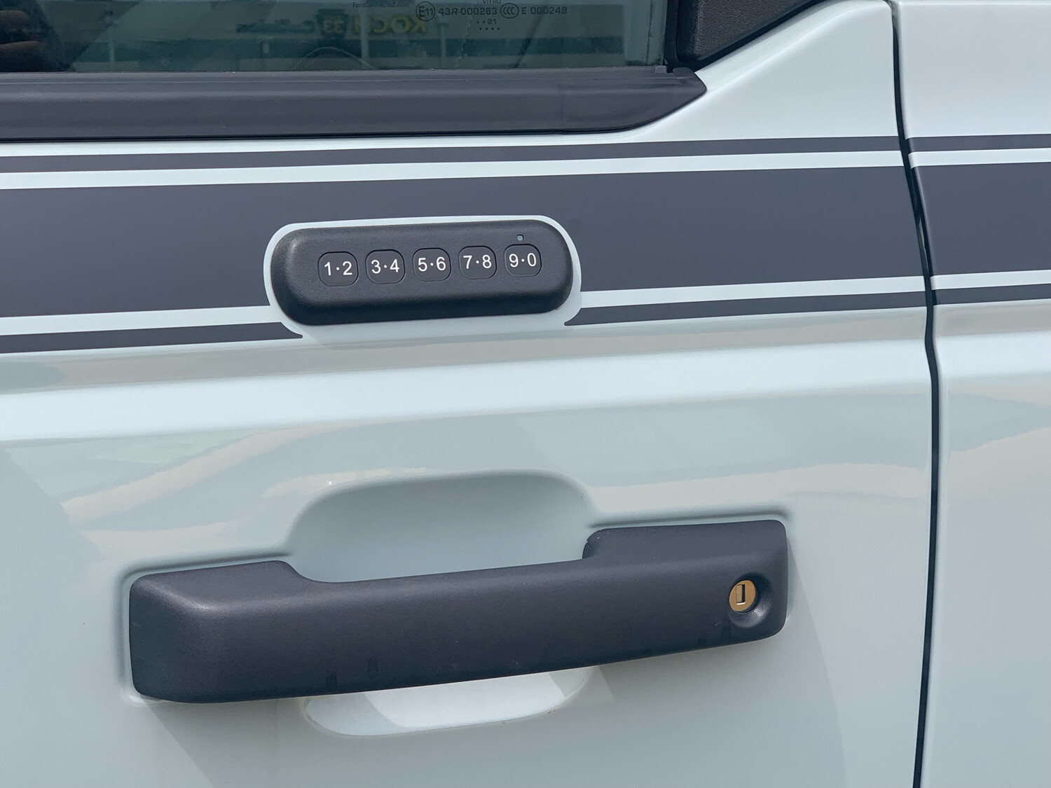 2021-up Ford Bronco Retro Special Decor Style Side Graphics Kit (Above Body Line)