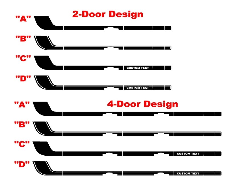 2021-up Ford Bronco Retro Special Decor Style Side/Hood Graphics Kit (Below Body Line)