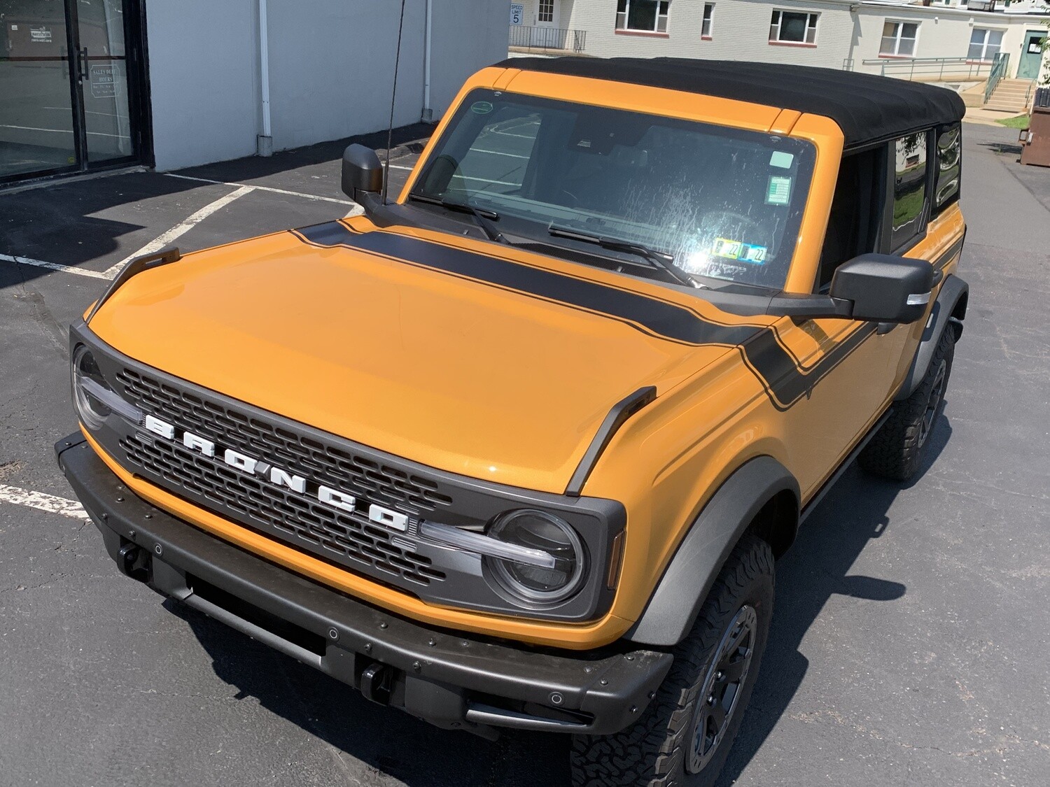 2021-up Ford Bronco Retro Special Decor Style Side/Hood Graphics Kit (Below Body Line)