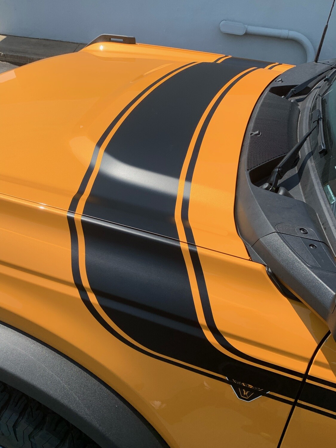 2021-up Ford Bronco Retro Special Decor Style Side/Hood Graphics Kit (Below Body Line)