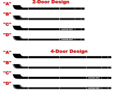 2021-up Ford Bronco Retro Special Decor Style Side/Hood Graphics Kit (Above Body Line)