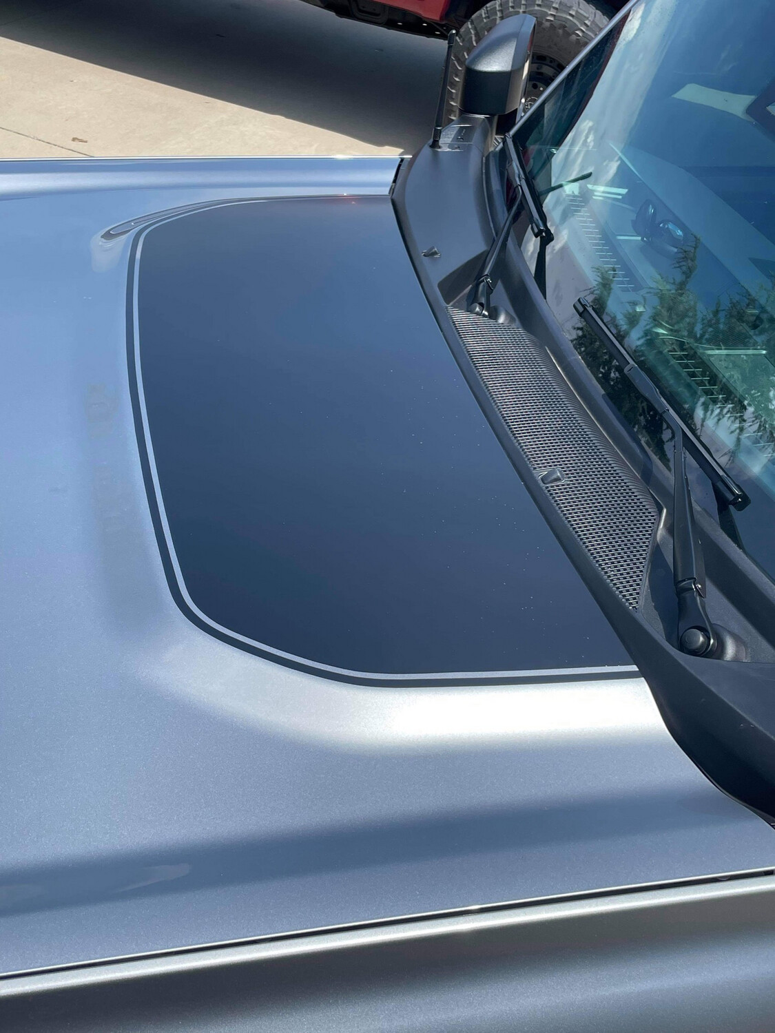 2021-up Ford Bronco Hood Bump Vinyl Graphics Kit