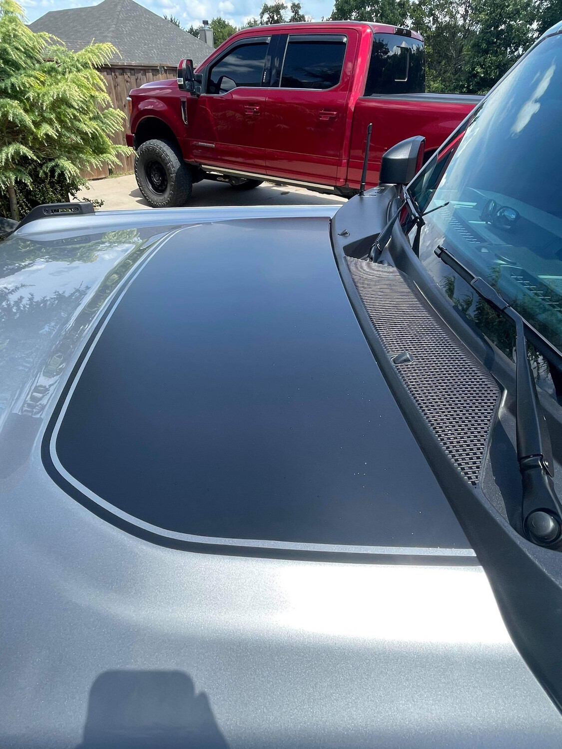 2021-up Ford Bronco Hood Bump Vinyl Graphics Kit