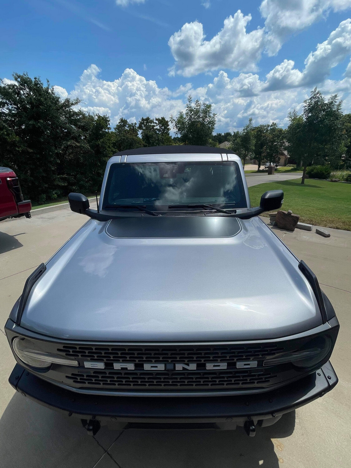 2021-up Ford Bronco Hood Bump Vinyl Graphics Kit