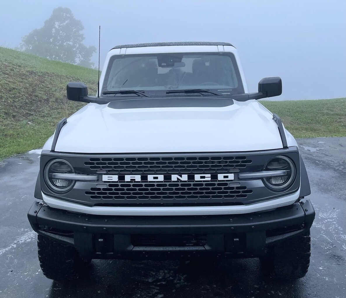 2021-up Ford Bronco Hood Bump Vinyl Graphics Kit