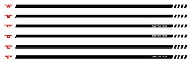 2021-up Ford Bronco Full Length FE Style Upper Side Stripe Kit