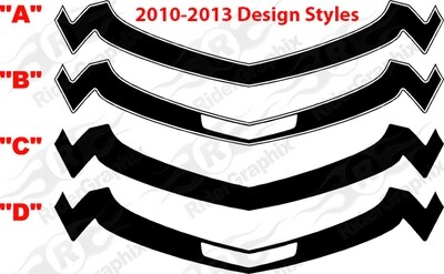 2010 - 2015 Chevrolet Camaro 68' Style Nose/ Fascia Accent Stripe