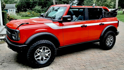 2021-up Ford Bronco Retro Special Decor Style Side Graphics Kit (Below Body Line) 2021-up Ford Bronco Retro Special Decor Style Side Graphics Kit (Below Body Line)