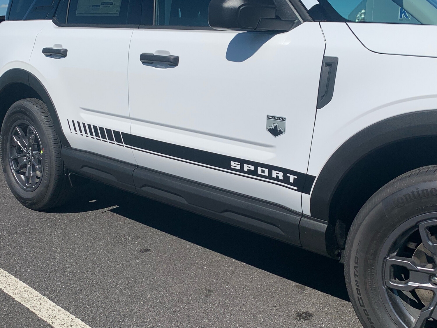 2021-up Bronco Sport "Break Rocker" Side Decal Graphics