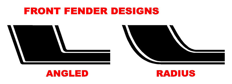 2021-up Ford Bronco Retro Special Decor Style Side/Hood Graphics Kit (Centered on Body Line)